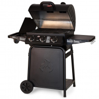 char griller 3001 gas grill open lid thumbnail
