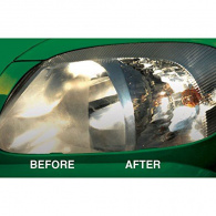 before and after restoring headlight with Turtle Wax T 240KT thumbnail