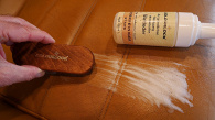 Cleaning Leather Sofa with COLOURLOCK Brush thumbnail