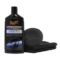 meguiars ultimate liquid wax with sponge and towel thumbnail