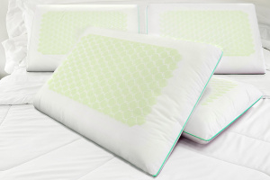 equinox cooling gel memory foam pillow with cover thumbnail