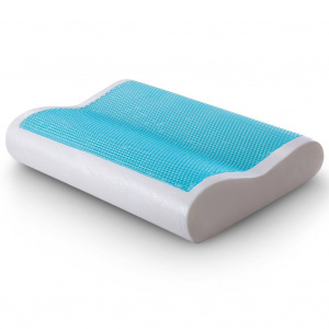 cr sleep reversible memory foam gel pillow contoured design thumbnail