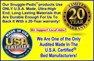 snuggle pedic pillow warranty and certifications thumbnail