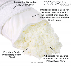 coop home goods pillow shredded foam thumbnail