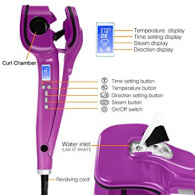 natalie styx automatic curling iron professional ceramic wand curl machine parts thumbnail
