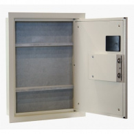 protex safe fingerprint wall safe fw 1814z interior shelves thumbnail