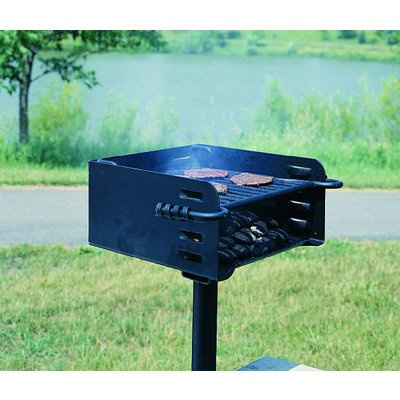 Heavy Duty Park Style Charcoal Grill Review main image